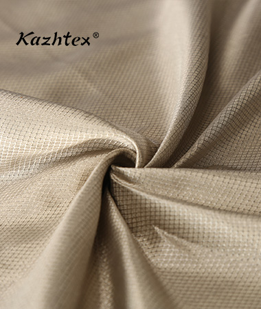 Kazhtex江蘇屏蔽電磁波用銀纖維菱形格梭織布定制SCN001